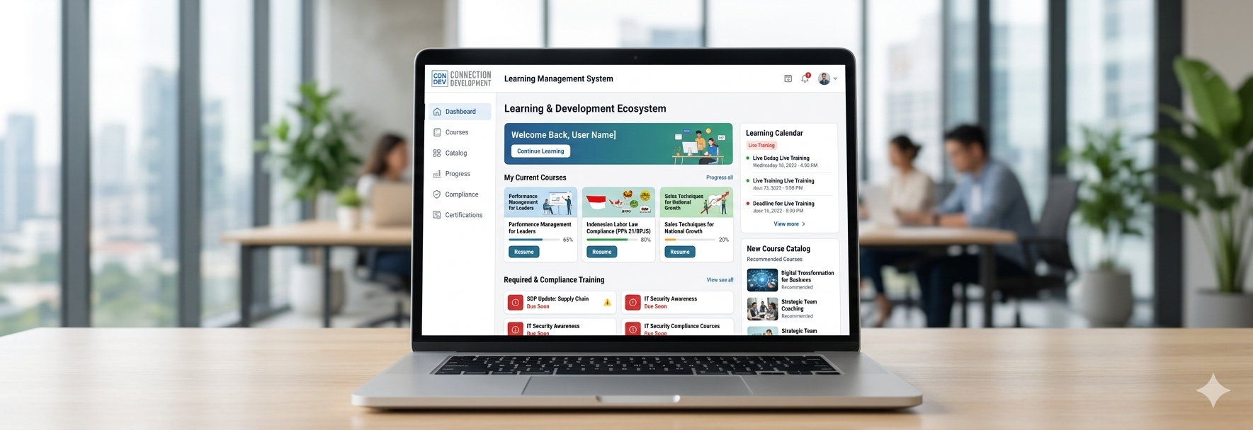 condev digital learning & knowledge management ecosystem